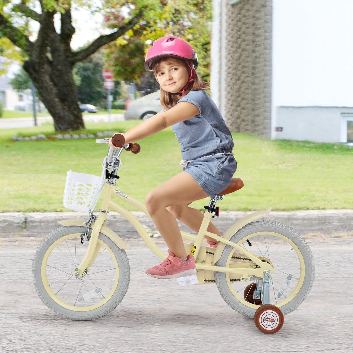 14/16/18 Inch Kids Bike Adjustable with Training Wheels Ages 3-8 Years Olds-16 inches view 2