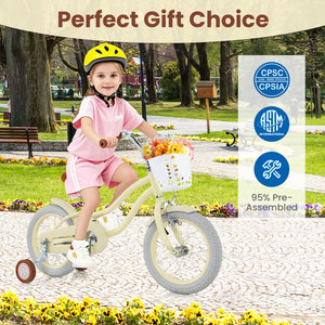 14/16/18 Inch Kids Bike Adjustable with Training Wheels Ages 3-8 Years Olds-16 inches view 9