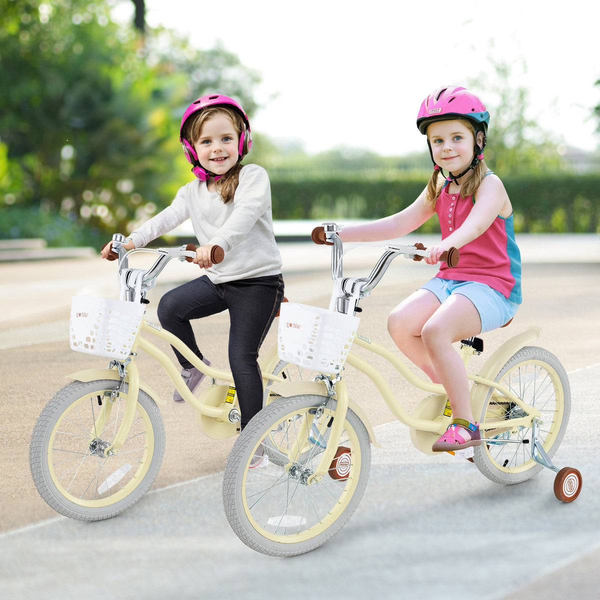 14/16/18 Inch Kids Bike Adjustable with Training Wheels Ages 3-8 Years Olds-18 inches view 3