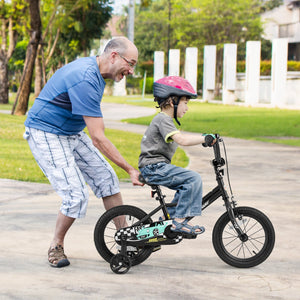 14 Inch Kids Bike Adjustable for 3-5 Years Old with Low-Step Frame view 3
