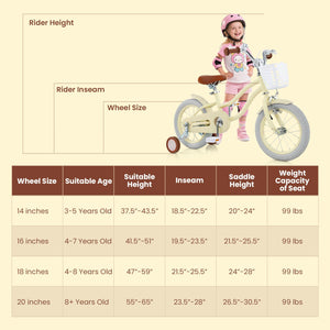14 Inch Kids Bike Adjustable with Training Wheels Ages 3-8 Years Olds-14 inches view 4