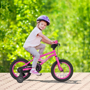 14 Inch Kids Bike for 3-5 Years Old Adjustable with Removable Training Wheels view 2
