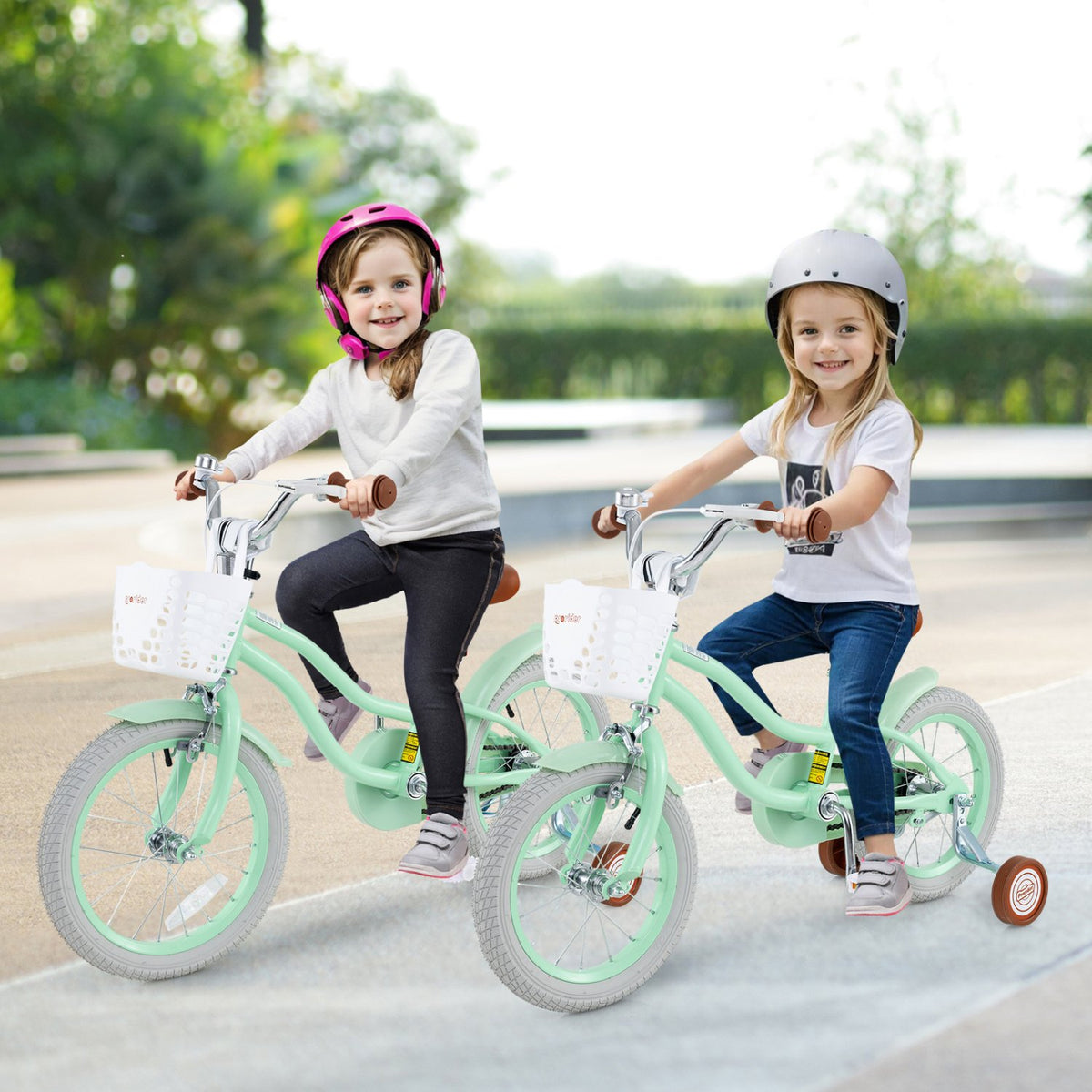 14 Inch Kids Bike with Adjustable Seat and Bell for Kids 3-8 Years Olds-14 inches view 3