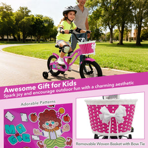 14 Inch Kids Bike with Training Wheels for Aged 3-5 Years Old - Magic Rose view 5