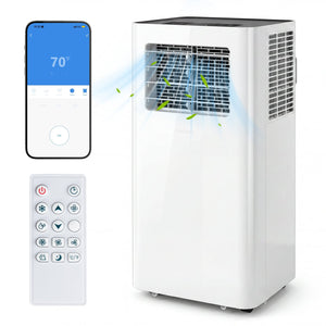 14000 BTU 3-in-1 Smart AC with Wi-Fi and Remote Control & Window Kit-White view 2