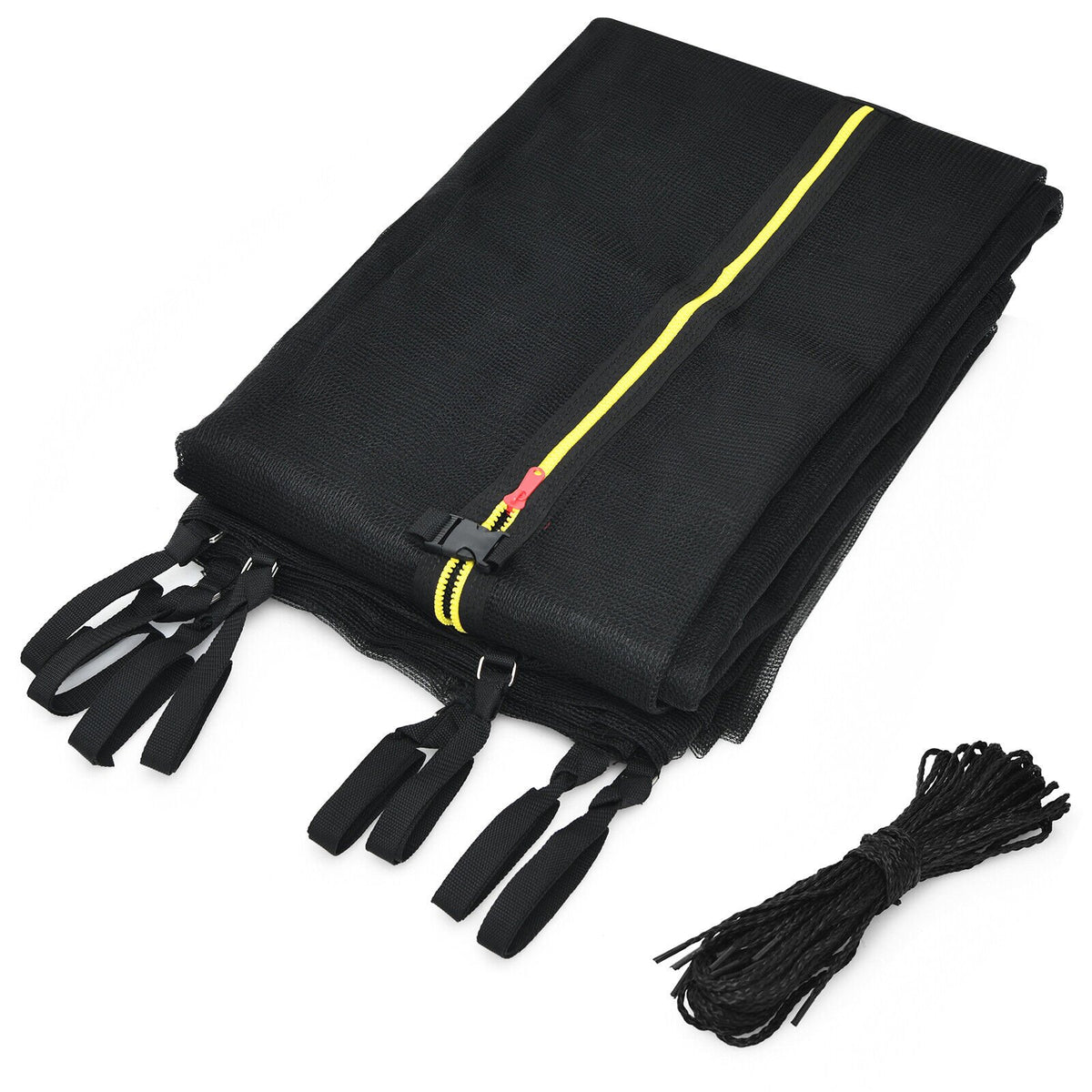 15/16 Feet Trampoline Replacement Safety Net with Adjustable Straps-16 ft view 4