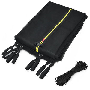 15/16 Feet Trampoline Replacement Safety Net with Adjustable Straps-16 ft view 4