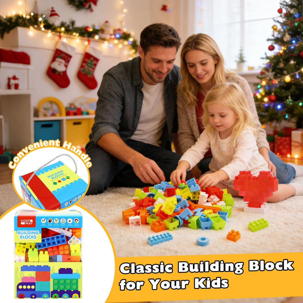 150 Pcs Toddler Building Blocks Toy STEM Montessori Early Learning Toys for 3+ year old view 9