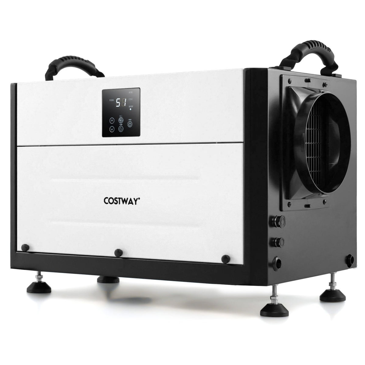 155 Pint Crawl Space Dehumidifier with 3 Modes and 24H Time-White view 2