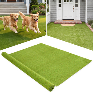 15 x 7 Feet Artificial Turf Rug with Low 0.75 inch Pile Height view 2