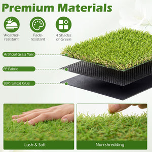 15 x 7 Feet Artificial Turf Rug with Low 0.75 inch Pile Height view 7