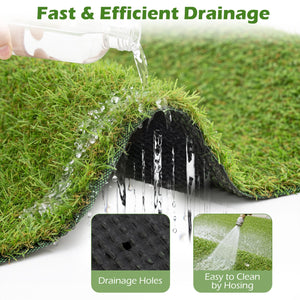 15 x 7 Feet Artificial Turf Rug with Low 0.75 inch Pile Height view 9