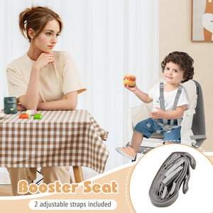 16-in-1 Baby High Chair with Activity Center and Booster Seat for Babies and Toddlers-White view 9