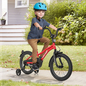 16 Inch Kids Bike Adjustable Bicycle with Reflectors and Bell for 4-7 Years Old view 3