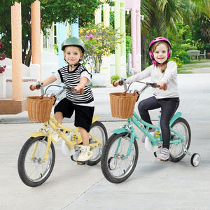 16 Inch Kids Bike Adjustable Bicycle with Reflectors and Bell for Children 4-7 Years Old-16 inches view 3