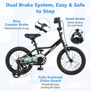 16 Inch Kids Bike Adjustable for 4-7 Years Old with Low-Step Frame view 5