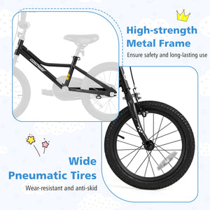 16 Inch Kids Bike Adjustable for 4-7 Years Old with Low-Step Frame view 8
