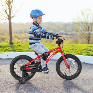 16-Inch Kids Bike Ages 4-7 with Handbrake and Coaster Brake and Bell Ring-16 inches view 2