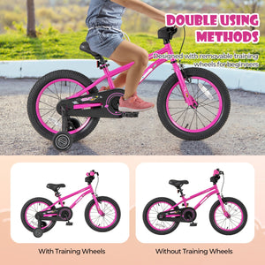 16-Inch Kids Bike for 4-7 Years Old Adjustable with Removable Training Wheels-16 inches view 7