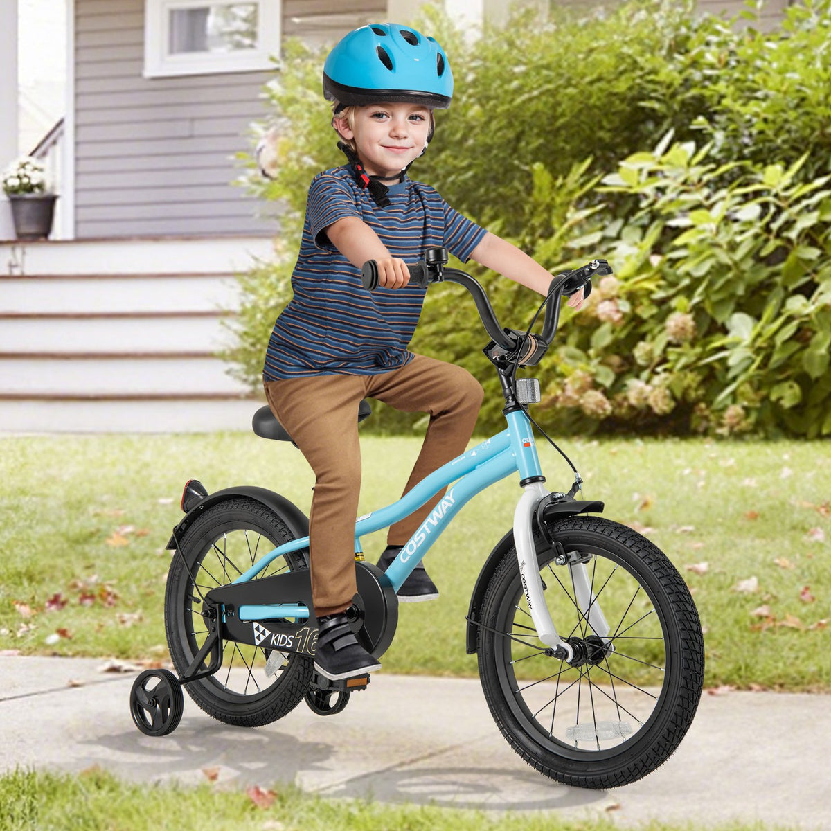 16-Inch Kids Bike for 4-7 Years Old Children Bicycle with Training Wheels view 2