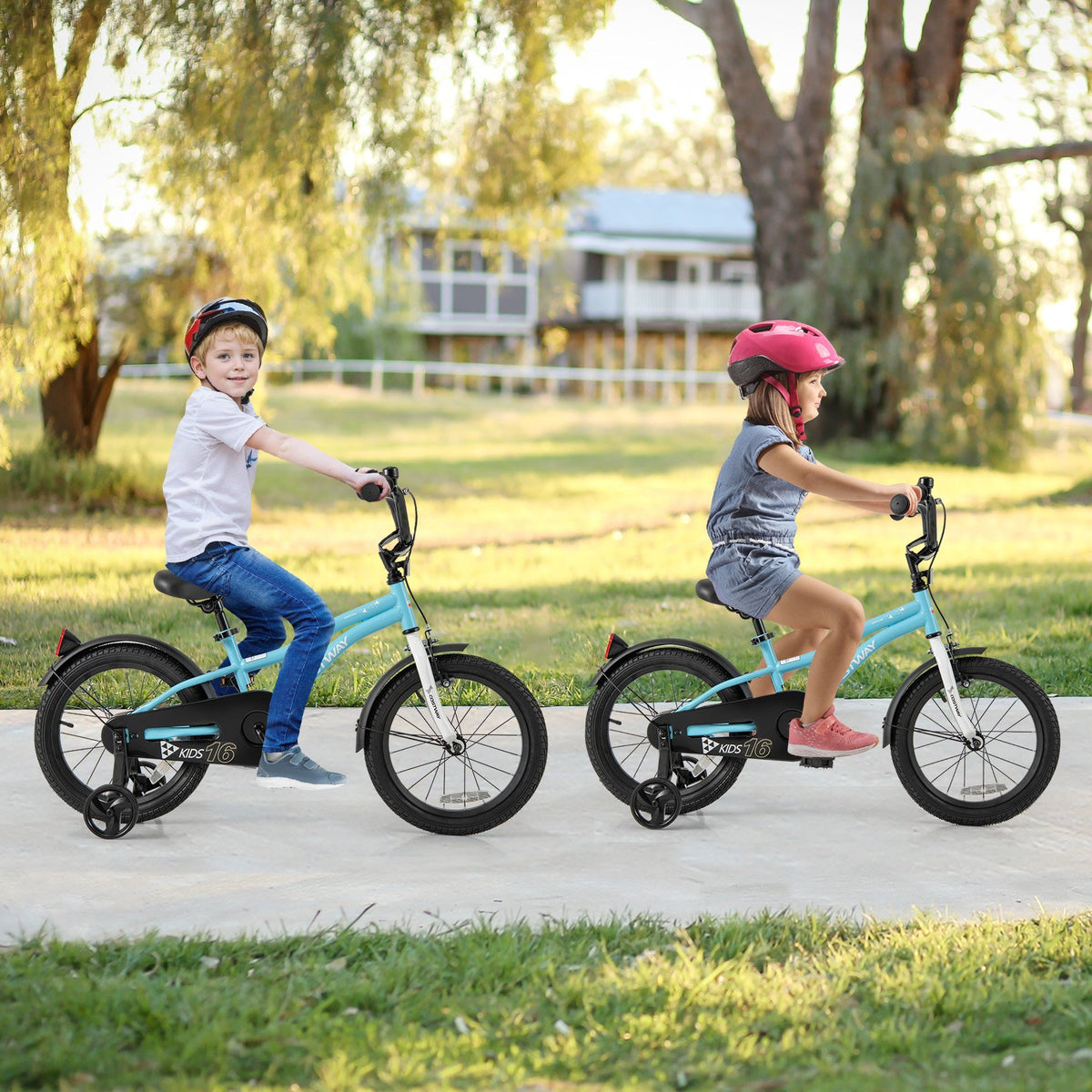 16-Inch Kids Bike for 4-7 Years Old Children Bicycle with Training Wheels view 3