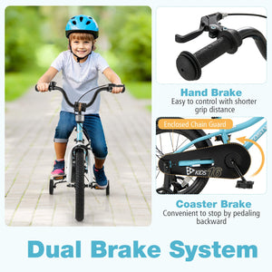 16-Inch Kids Bike for 4-7 Years Old Children Bicycle with Training Wheels view 5