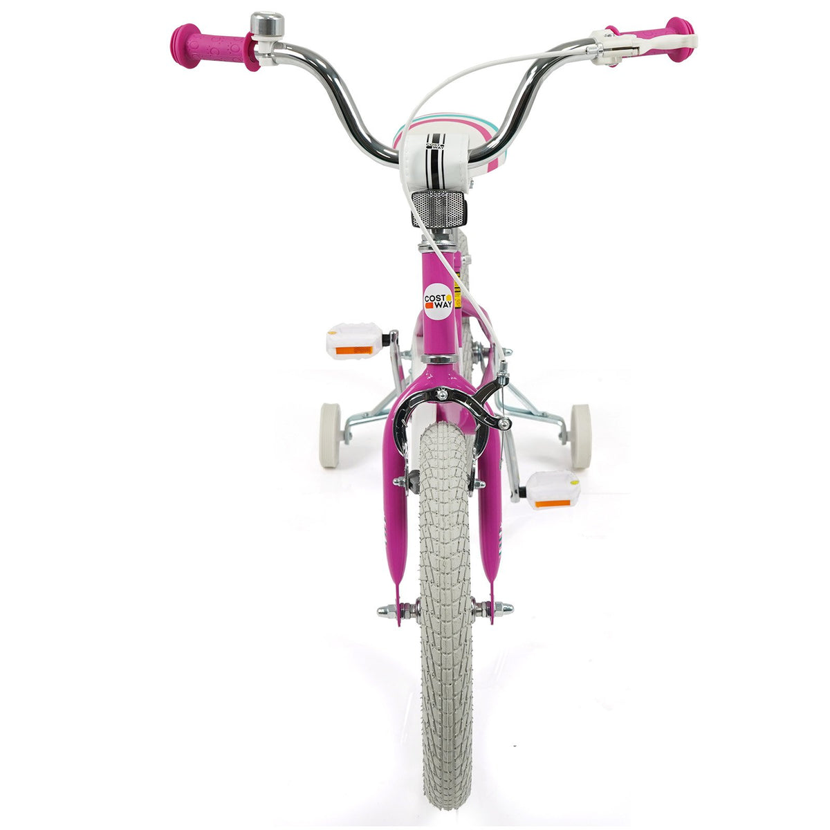 16 Inch Kids Bike for Aged 3-8 Years Old with Adjustable Handlebar Pink- Starlight Wave view 4