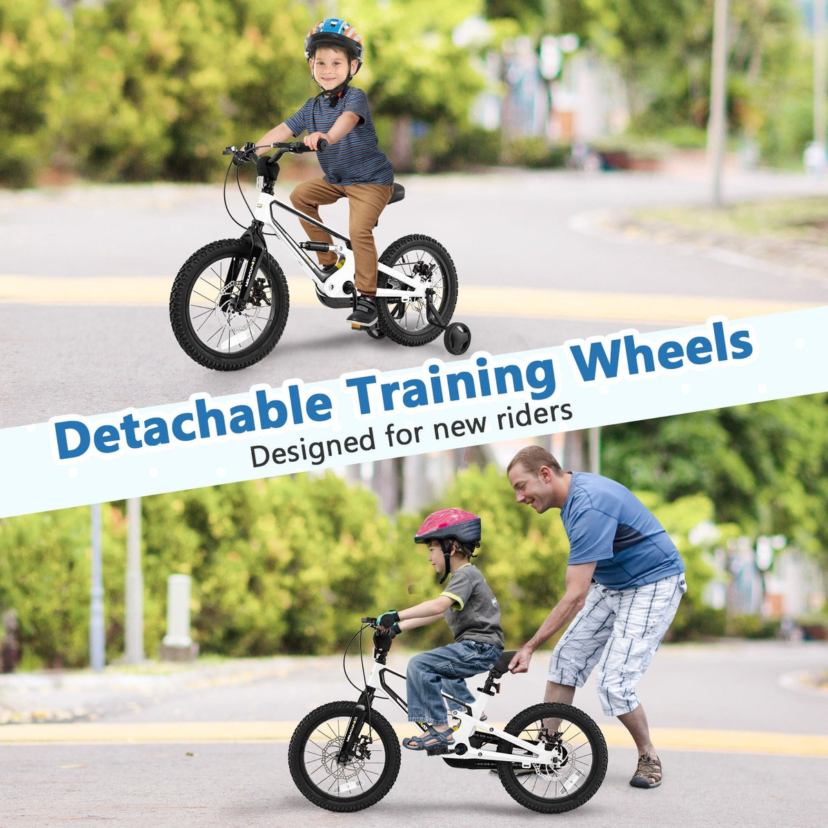 16 Inch Kids Bike Magnesium Alloy Bicycle Adjustable for Aged 4 to 7-16 inches view 7