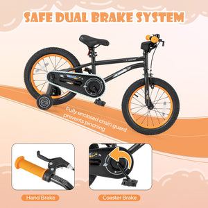 16-Inch Kids Bike Sport Bicycle for 4-7 Years Old with Adjustable Seat and Reflectors-16 inches view 6