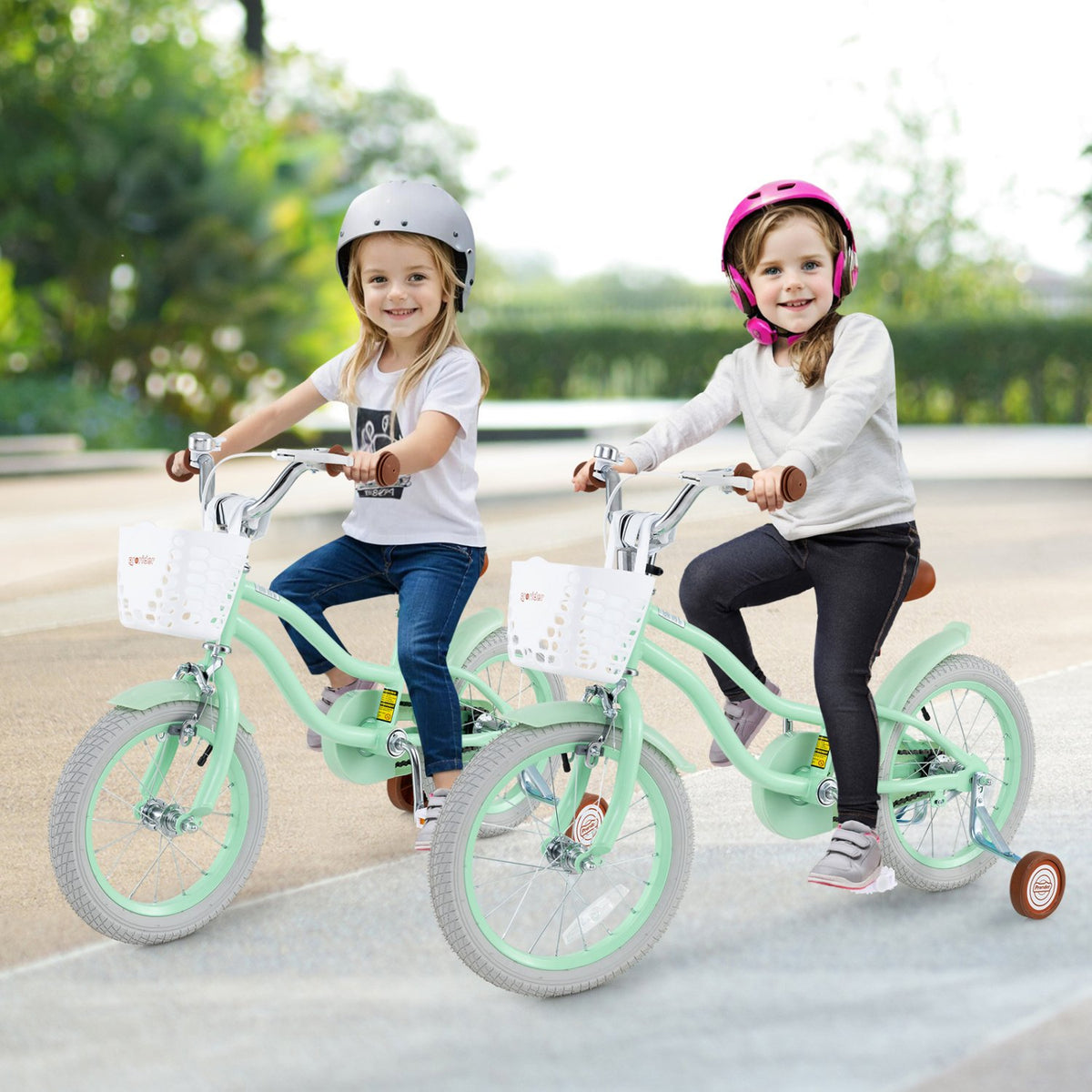16 Inch Kids Bike with Adjustable Seat and Bell for Kids 3-8 Years Olds-16 inches view 3