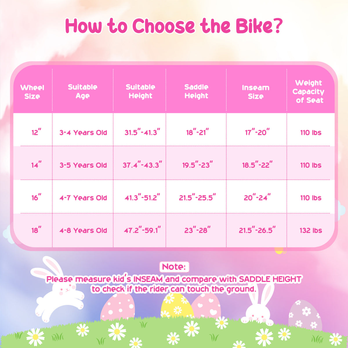 16 Inches Girls Bike with Front Bag and Streamers for 4-7 Years Pink view 4
