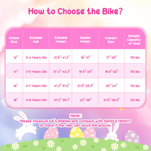 16 Inches Girls Bike with Front Bag and Streamers for 4-7 Years Pink view 4