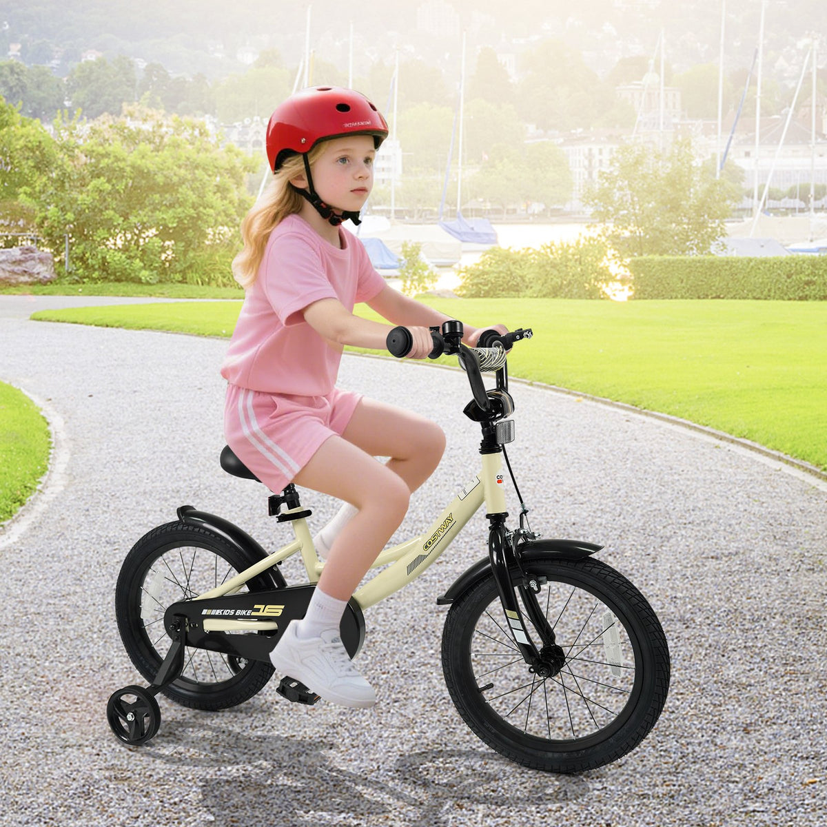 16 Inches Kids Bike Sport Bicycle with Removable Training Wheels view 2