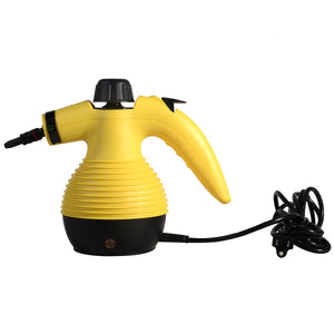 1050W Multi-Purpose Handheld Pressurized Steam Cleaner-Yellow view 2
