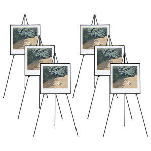 166 CM Metal Easel Stand Set 6-Pack-Black view 4