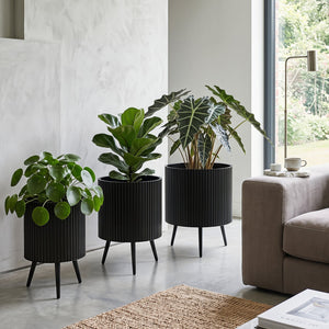 16.5 Inch Plant Pot with Stand and Tapered Legs for Garden view 6