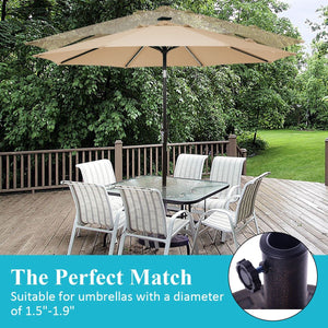 30lbs 18 Inch Heavy Duty Outdoor Patio Market Umbrella Base view 7