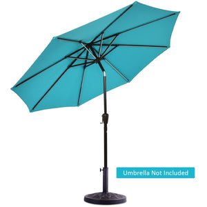 30lbs 18 Inch Heavy Duty Outdoor Patio Market Umbrella Base view 8