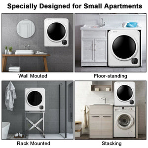1700W Electric Dryer Portable Tumble Dryer with Steel Tub view 9