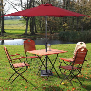 17.5 Inch Heavy Duty Square Umbrella Base Stand of 30 lbs for Outdoor view 6