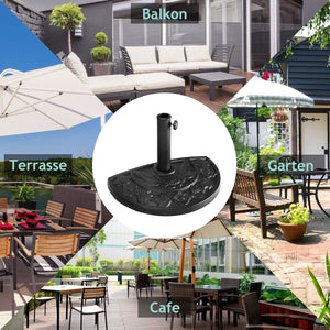 17.5 Inch Heavy Duty Square Umbrella Base Stand of 30 lbs for Outdoor view 9