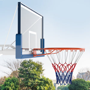 18 inches Basketball Rim Heavy Duty Wall Mounted Basketball Rim Goal Replacement-Orange view 2