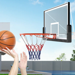 18 inches Basketball Rim Heavy Duty Wall Mounted Basketball Rim Goal Replacement-Orange view 3