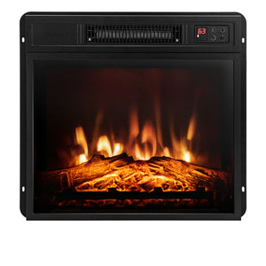 18 Inch Electric Fireplace Inserted with Adjustable LED Flame