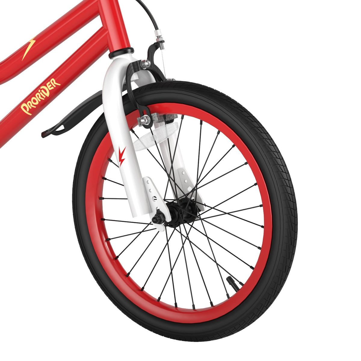 18 Feet Kids Bike with Removable Training Wheels-Red view 8