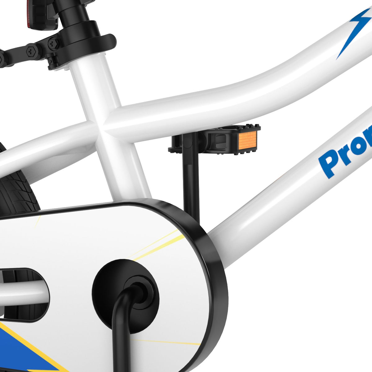 18 Feet Kids Bike with Removable Training Wheels-White view 8