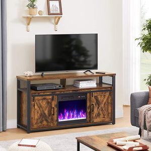 18 Inch Electric Fireplace Insert Fireplace Heater with Overheat Protection view 2