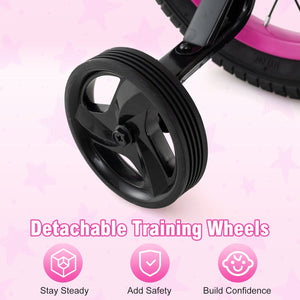 18 Inch Kids Bike Adjustable Bicycle with Front Basket for Children Aged 4-8 Years Old view 9