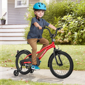 18 Inch Kids Bike Adjustable Bicycle with Reflectors and Bell for 4-8 Years Old view 2