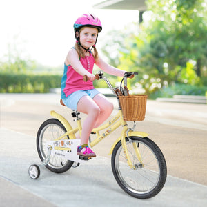 18 Inch Kids Bike Adjustable Bicycle with Reflectors and Bell for Children 4-8 Years Old-18 inches view 2